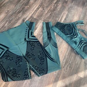 Savage X Fenty Green Workout/Sport Set